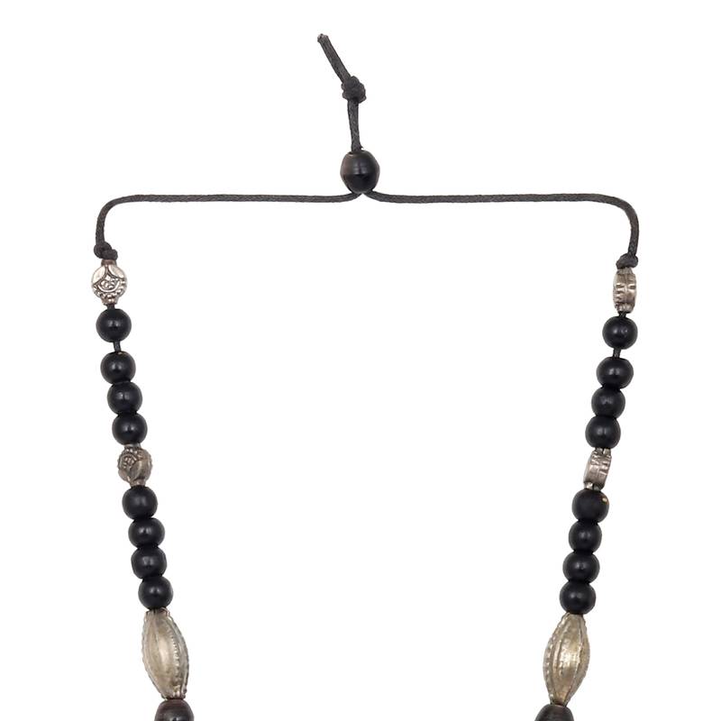 LAUREL Black Acrylic Resin Necklace For Women