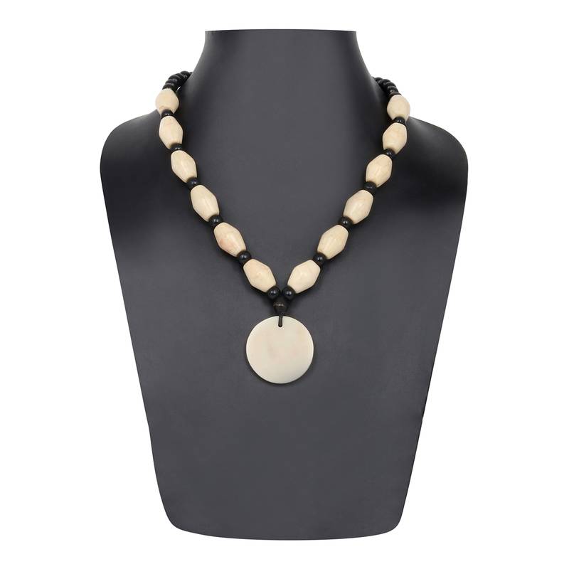 SNOWFIELD White Acrylic Resin Necklace For Women
