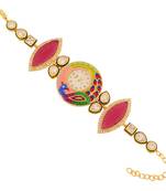 Golden Maroon Royal Stylish Classy Fashional Watch