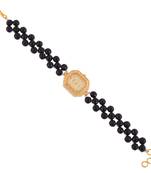 Black Golden Stylish Beautiful Onyx Watch