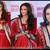 Aishwarya Rai Red Chiffon Bollywood Saree
