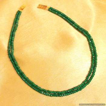 Green Onyx Semi Precious Two Line Necklace 2