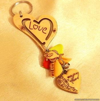 Heart Shaped Key Chain 1