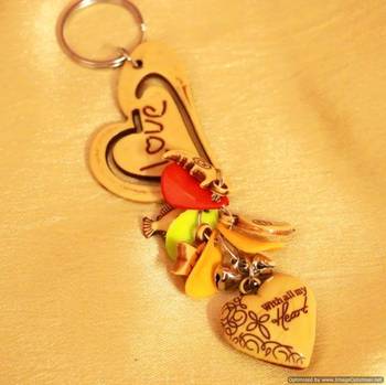 Heart Shaped Key Chain 2