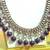 German Silver Black Onyx Neckpiece