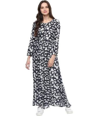 Jaipur Kurti Women's Maxi White Dress 1