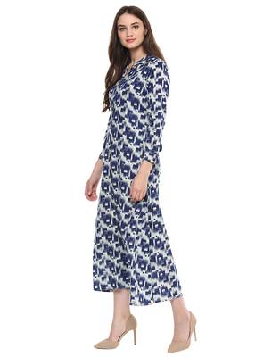 Jaipur Kurti Women's Maxi Indigo Dress 3