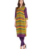 Jaipur Kurti Women's Rayon Multicolor Kurti