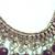 German Silver Black Onyx Neckpiece