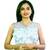 Silver Tissue Net Ari Embriodery Sleeves Blouse