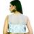 Silver Tissue Net Ari Embriodery Sleeves Blouse