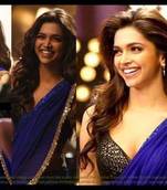 Deepika Padukone Royal Blue 60 Gram Bollywood Saree