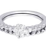 White metallic rings