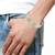 Glossy two tone 18k gold plated 316l surgical stainless steel chain bracelet for boys men