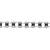 Bike motor cycle chain black accents silver plated 316l surgical stainless steel bracelet for men