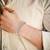 Watch style glossy silver plated 316l surgical stainless steel bracelet for boys men