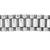 Watch style glossy silver plated 316l surgical stainless steel bracelet for boys men
