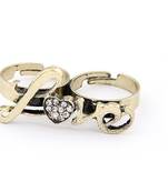 Love Double Finger Ring(CFR0075)