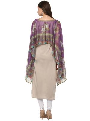 Multicolor printed crepe stitched kurtas-and-kurtis 3