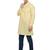 Yellow self design full sleeve short kurta for men