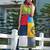 multicolor stitched taffeta silk stitched kurti