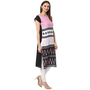 multicolor stitched cotton stitched kurti 4