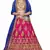 Pink Embroidered Net Unstitched Lehenga With Dupatta