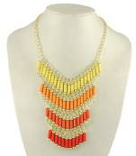 Neon beads necklace
