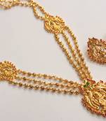 Beautiful Lakshmi Gold Design Inspired Haar Set