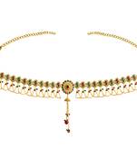 Dulhan Collection Jewellery Multicolor Kundan  and  Stone Studed Ethnic Design Kamarband / Belly Chain