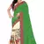 Green Embroidered Georgette Saree With Blouse