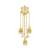 Golden beige traditional rajwadi dangle and drop earrings jewellery for women