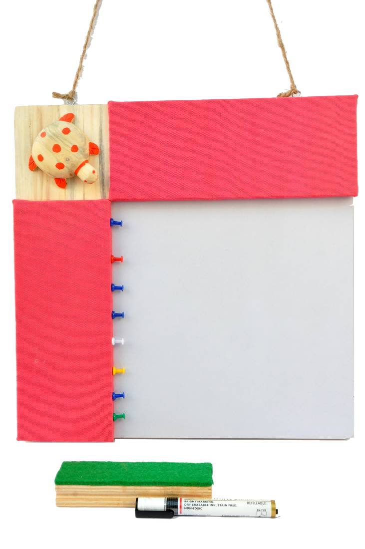 Pinboard and whiteboard and Combination board Turtle Pink I Value