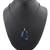 Punk Biker Dragon Snake Blue Surgical Stainless Steel Pendant Necklace Chain For Boys Men
