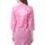 Pink embroidered Pure Cotton stitched kurti