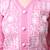 Pink embroidered Pure Cotton stitched kurti