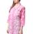 Pink embroidered Pure Cotton stitched kurti