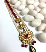 Royal Kundan Ruby Maang Tikka