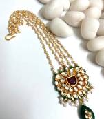 Kundan Maang Tikka With Pearl