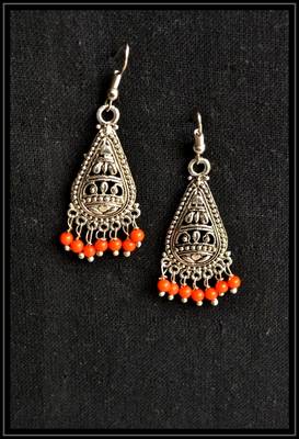 Silver Designer Dangler Earrings 1