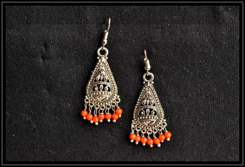 Silver Designer Dangler Earrings