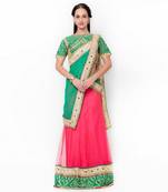 Yellow Embroidered Art Silk Saree With Blouse