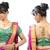Jacquard Stitched Blouse With Detachable Tassles "Ra Apparels" Maharashtrian Style Blouse From Muhenera Ra221 