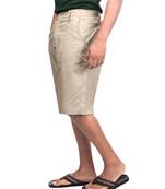 Boardroom Beige : Shorts: Relaxed Fit