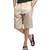 Boardroom Beige : Shorts: Relaxed Fit