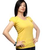 Casual round neck : Sunshine Yellow
