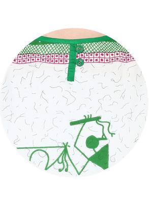 white Cotton printed stitched tops 5