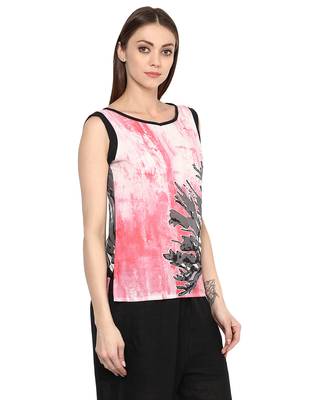 white Cotton printed stitched tops 4