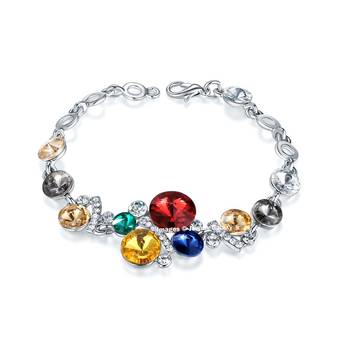 Multicolor crystal bracelets 1