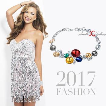 Multicolor crystal bracelets 3